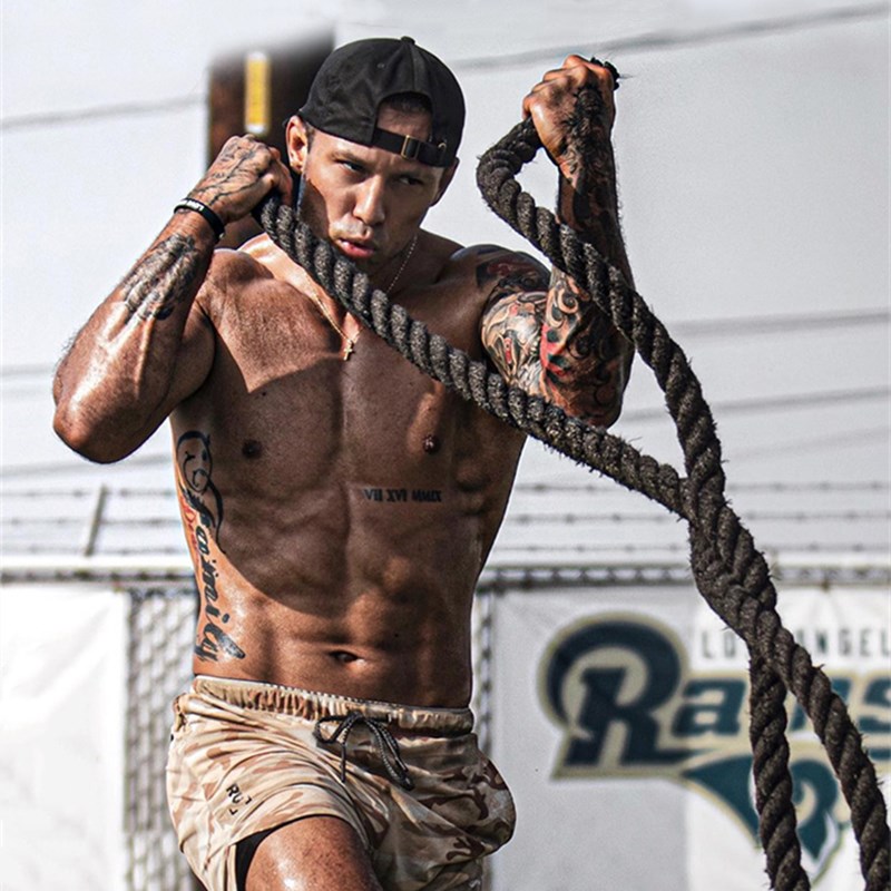 Battle Rope Heavy - 9/12/15M * 25MM Fitness poliester ciężki