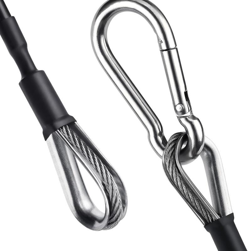 Lat Pulldown Cable - 1/2 szt. Przedłużacz kabla do siłowni