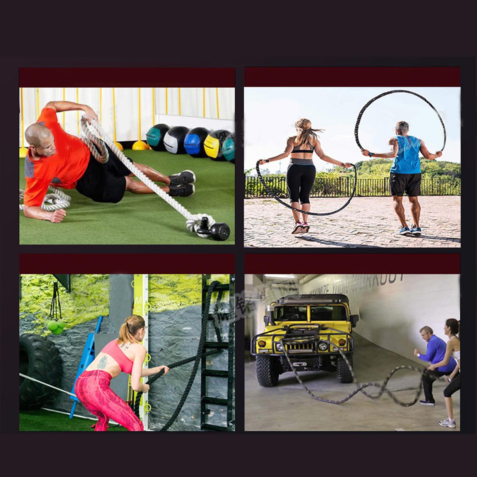Ciężka lina do skakania sprzęt – Battle Rope Heavy recenzja i cena
