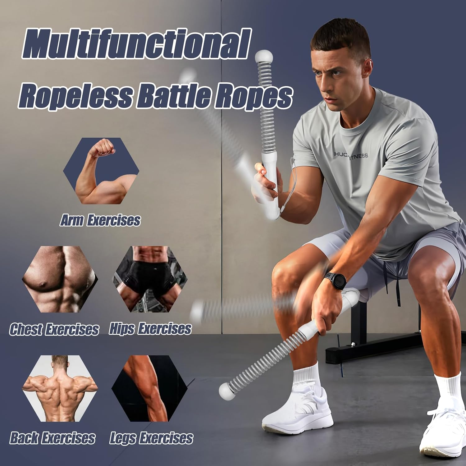 Bezsznurkowe liny do ćwiczeń 2 – Home Gym Portable recenzja i cena