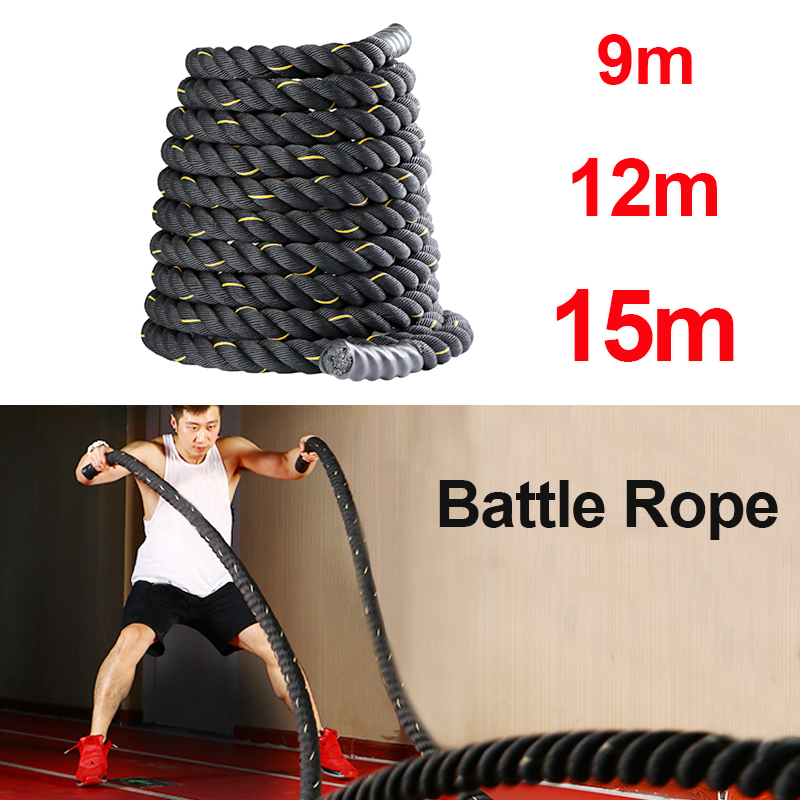 Lina do ćwiczeń fitness 9M/12M – Battle Rope Heavy recenzja i cena