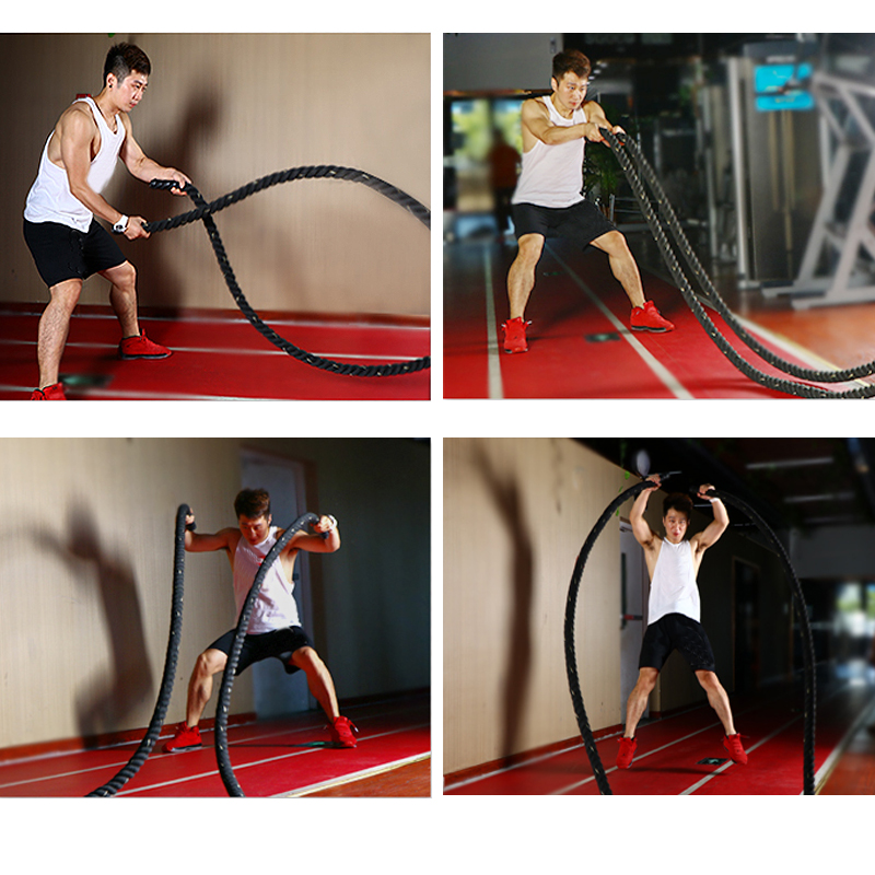 Lina do ćwiczeń fitness 9M/12M – Battle Rope Heavy recenzja i cena
