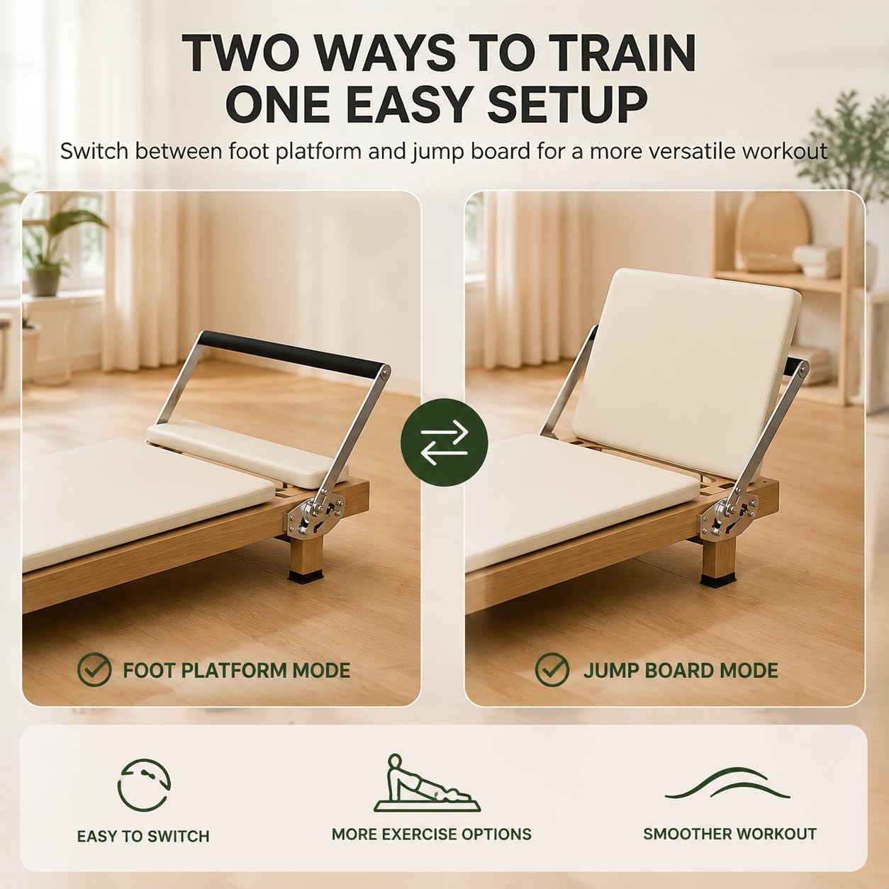 Składany reformer do pilatesu, – Leg Home Gym Workout recenzja i cena