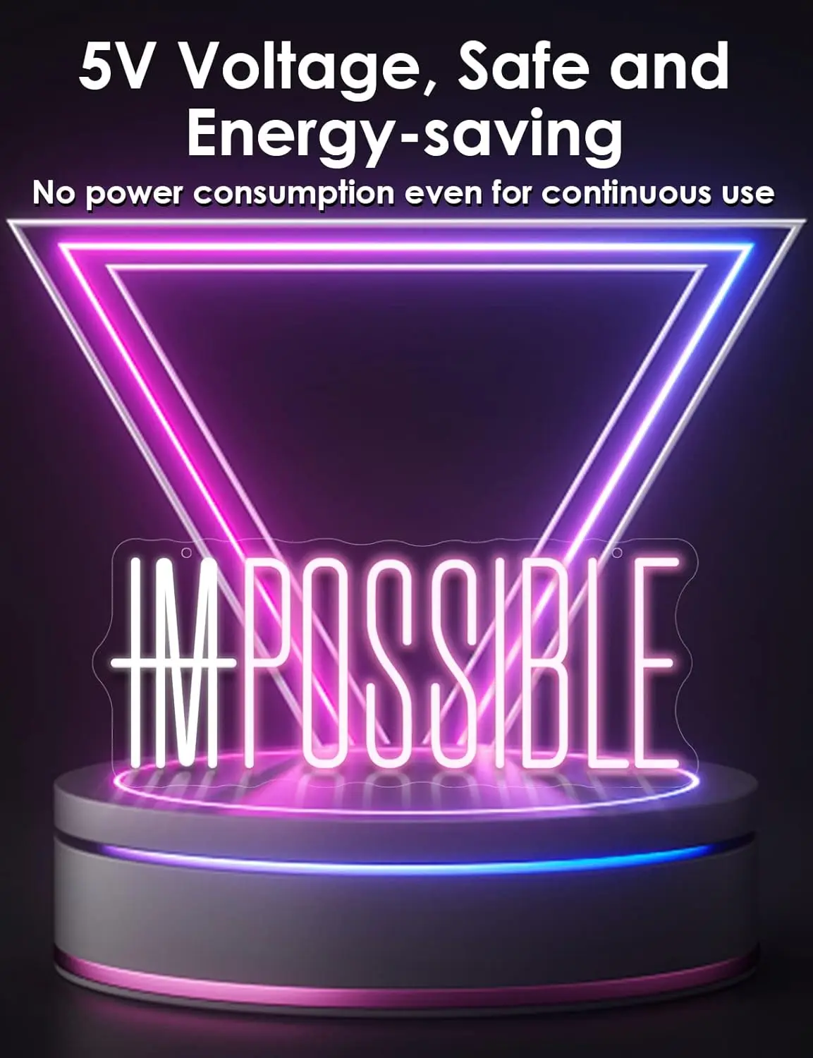 Neonowy Znak LED I'm Possible, – Home Gym Neon Sign recenzja i cena