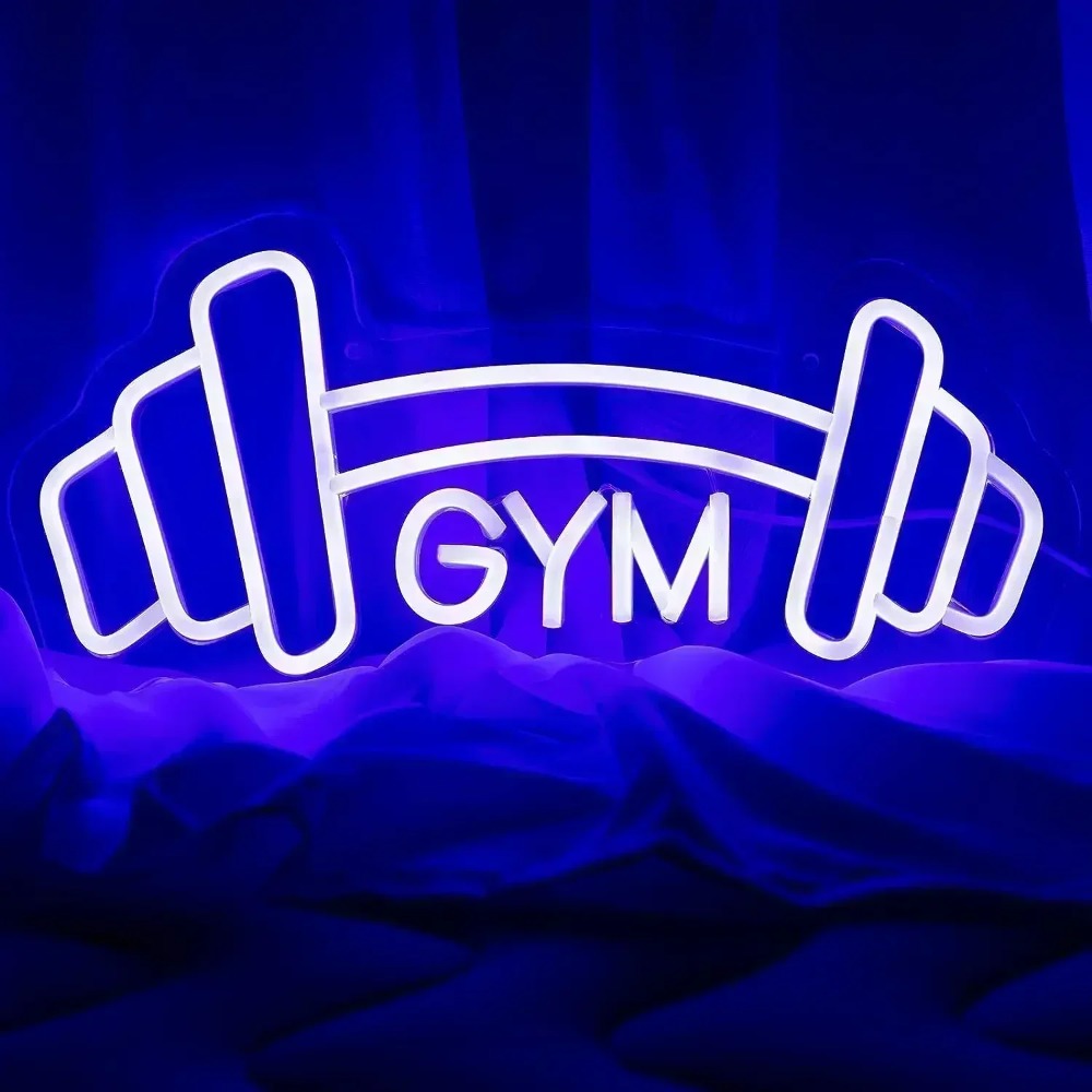 Neonowy znak na siłownię w ksz – Home Gym Neon Sign recenzja i cena