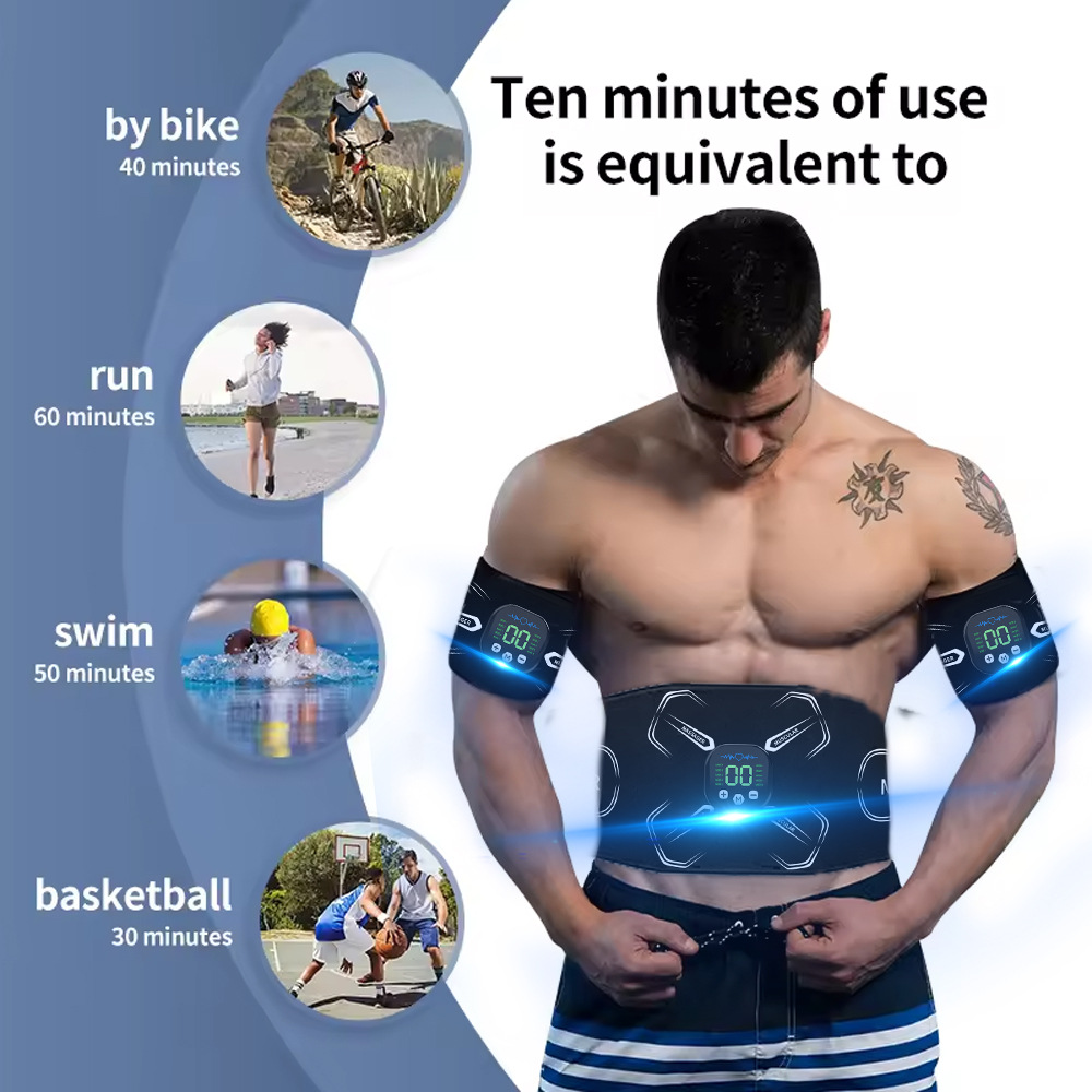 Stymulator mięśni EMS, trener  – Home Gym Routine recenzja i cena