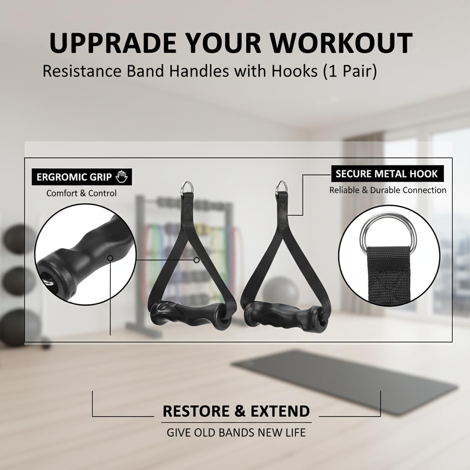 1 Para Ergonomicznych Uchwytów – Lat Pulldown Cable recenzja i cena